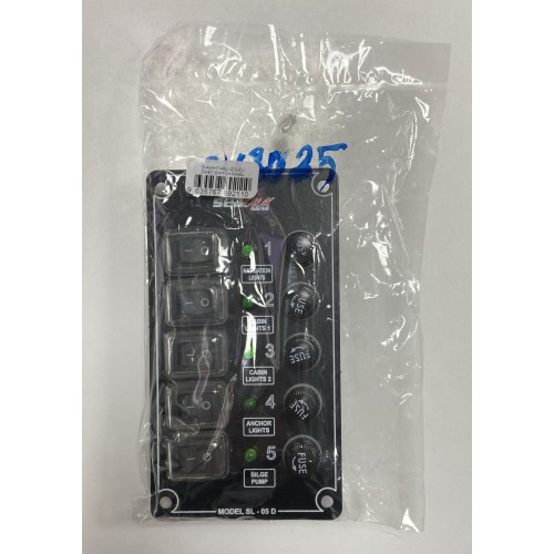 5 ANAHTARLI İZOLELİ DİKEY SWITCH PANEL