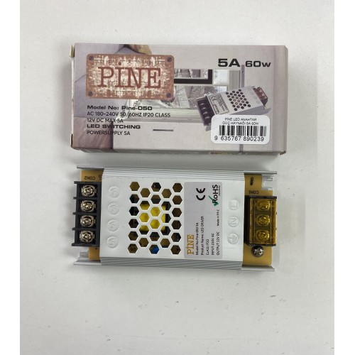PİNE LED ANAHTAR GÜÇ KAYNAĞI 5A 60W