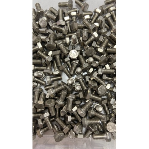 5 ADET METRİK 5X10 6 KÖŞE PASLANMAZ CİVATA 304 KALİTE