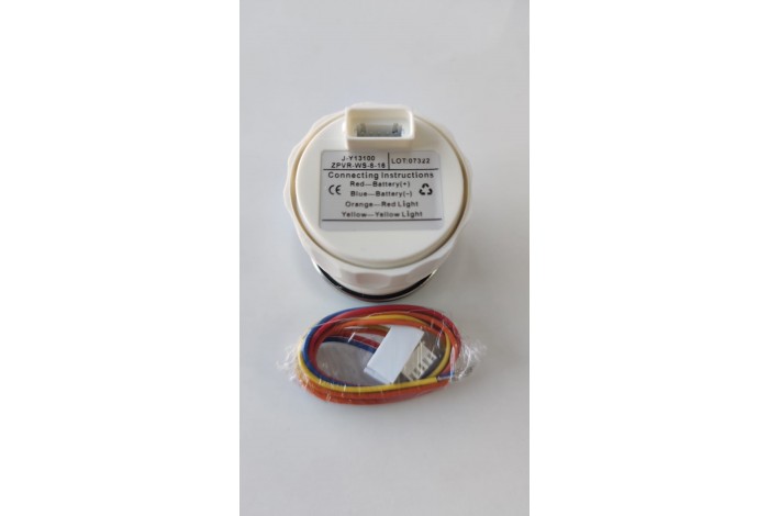 Voltmetre Beyaz 12 V  Ø: 55 mm