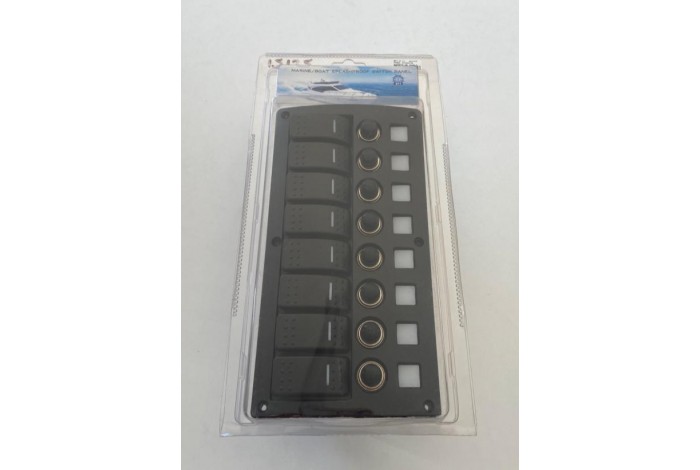 BFY 8'Lİ   SWITCH PANEL OTOMATİK SİGORTA VE IŞIKLI  