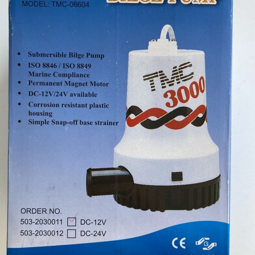 TMC SİNTİNE POMPASI 3000 GPH 12 V